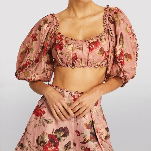Zimmermann Tops - Sale‼️Zimmermann Cassia Scallop Crop Top